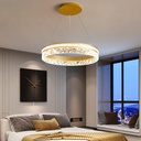 LUSTRE UNI DORÉ 2