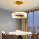 LUSTRE UNI DORÉ 3