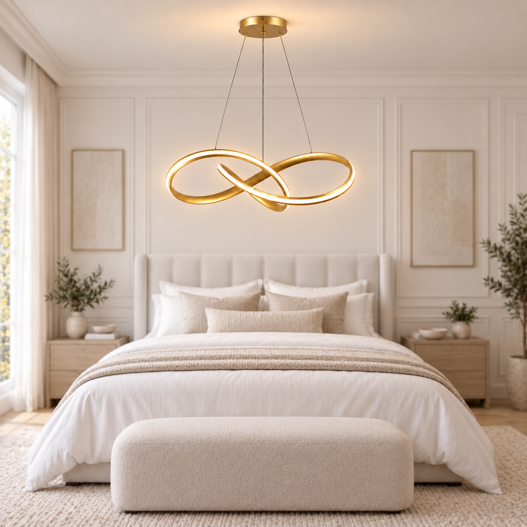 LUSTRE SIGNATURE DORÉ 3