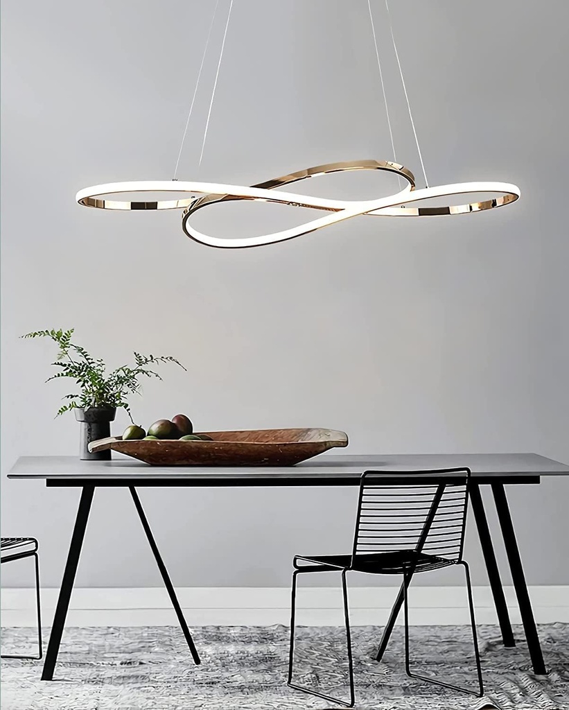 LUSTRE MELODY DORÉ 2