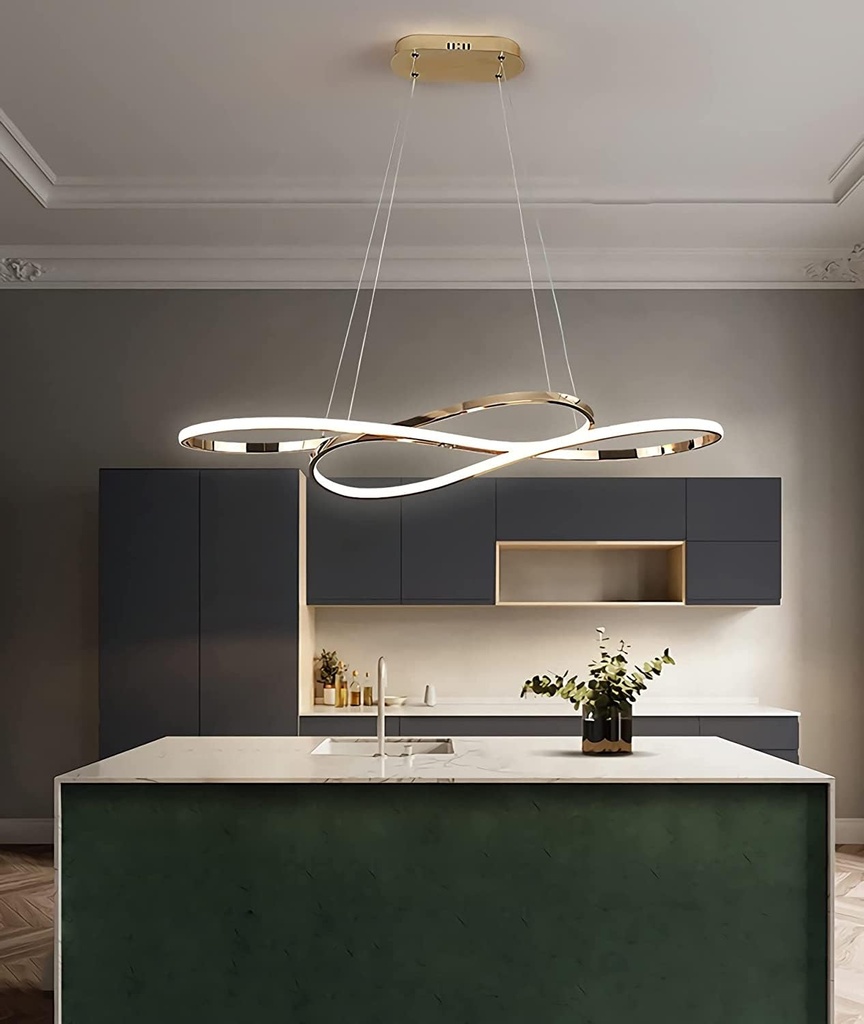 LUSTRE MELODY DORÉ 3