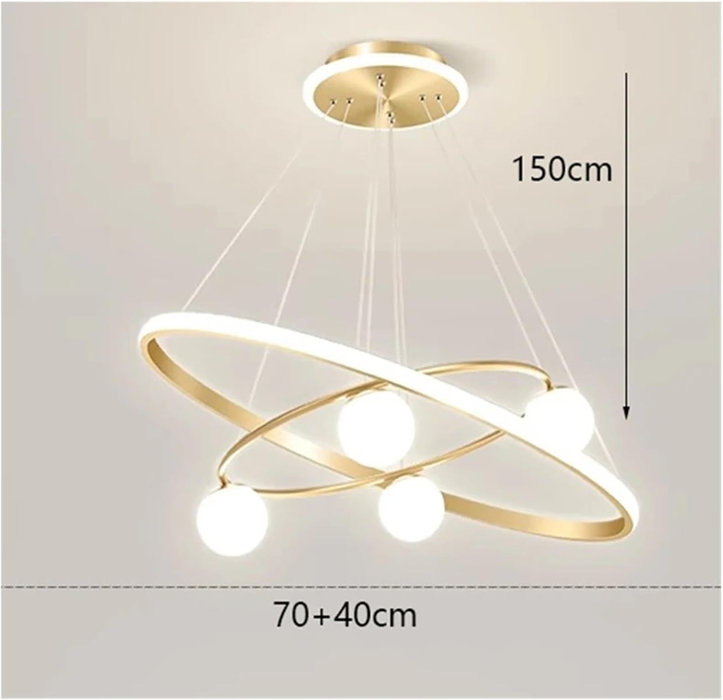 LUSTRE BOULES MODERNE 2