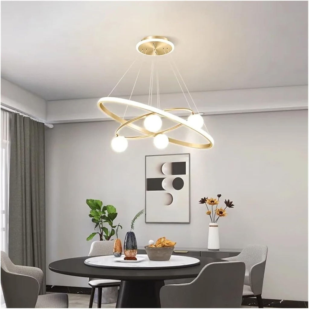 LUSTRE BOULES MODERNE 4