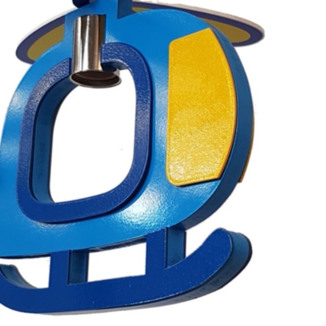 SUSPENSION HELEC BLEU 3
