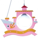 SUSPENSION BATEAUX ROSE 2