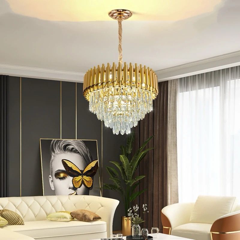 LUSTRE TRADI BATTON DORÉ 2