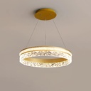 LUSTRE UNI DORÉ