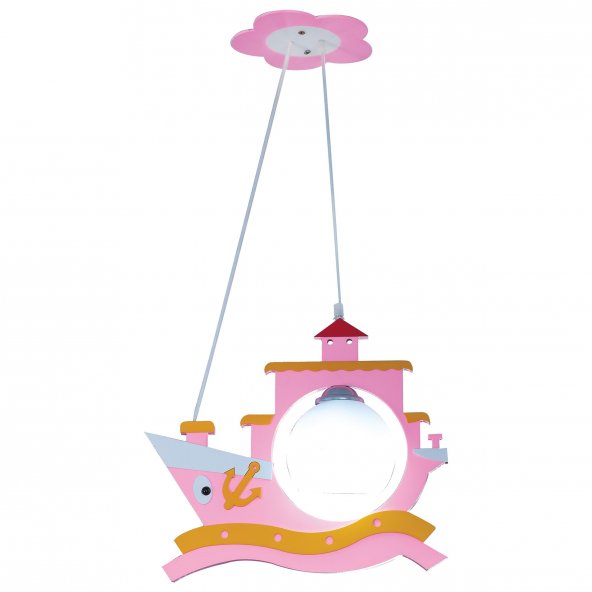 SUSPENSION BATEAUX ROSE