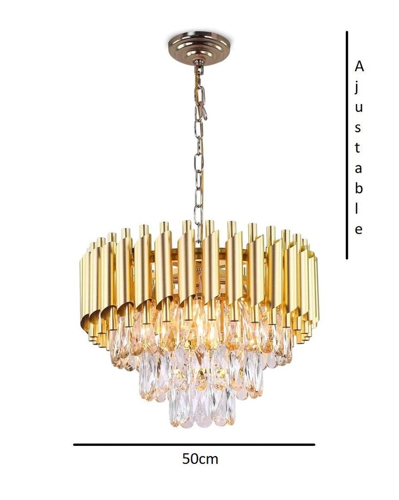 LUSTRE TRADI BATTON DORÉ